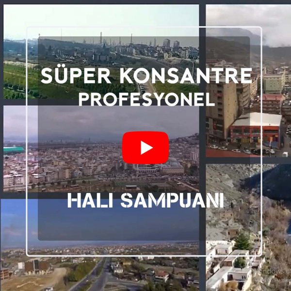 Türkiye'nin Süper Konsantre Profesyonel Halı Şampuanı